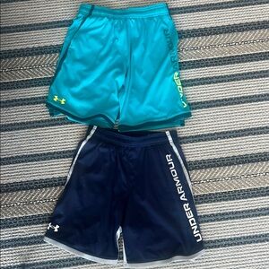 Under Armour Turquoise Athletic Shorts Lightweight Performance